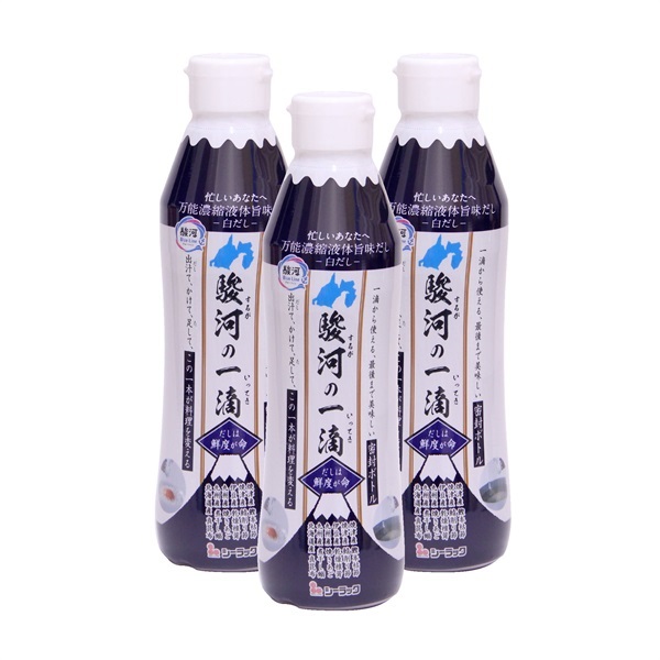 駿河の一滴（白だし）３本セット